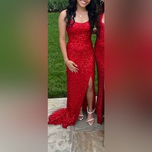 Primavera 3290 Prom Dress Red